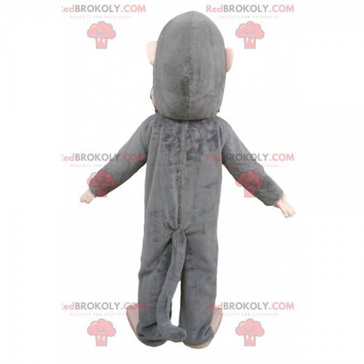 Graues Affenmaskottchen. Graues Affenkostüm - Redbrokoly.com