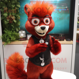 Red Skunk mascotte kostuum...