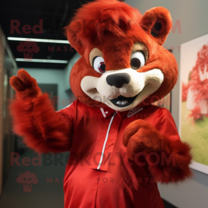 Red Skunk mascotte kostuum...