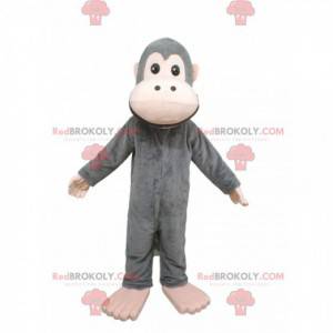 Grå ape maskot. Grå apekostyme - Redbrokoly.com