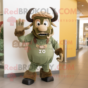 Olive Minotaur mascotte...