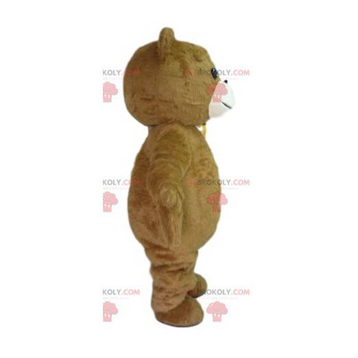 Brun björnmaskot. Brunbjörndräkt - Redbrokoly.com