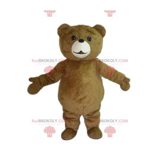 Brun björnmaskot. Brunbjörndräkt - Redbrokoly.com