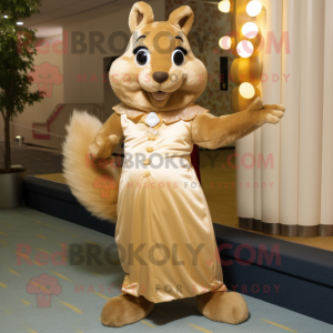 Tan Squirrel mascotte...