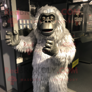 Silver Gorilla mascotte...