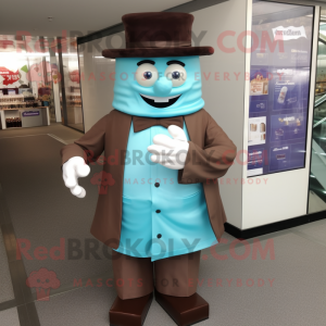 Cyan Chocolate Bar mascotte...