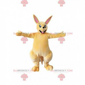 Light beige kangaroo mascot. Kangaroo costume - Redbrokoly.com