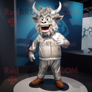 Sølv Minotaur maskot...