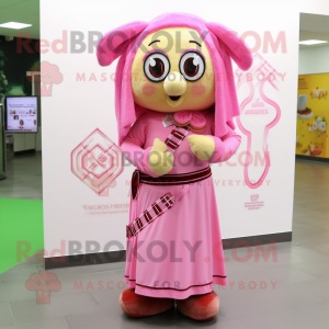 Pink Celtic Cross maskot...