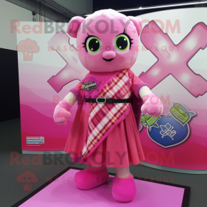 Pink Celtic Cross maskot...