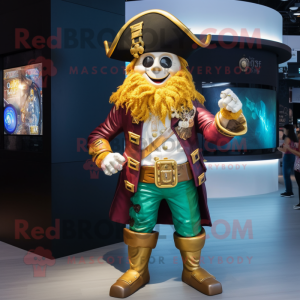 Goldpiraten Maskottchen...