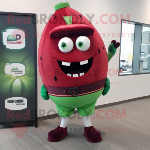Maroon Watermelon mascotte...