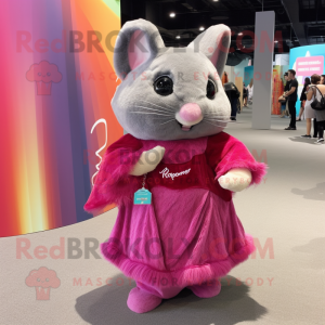 Magenta Chinchilla mascotte...