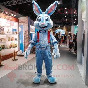 Blue Wild Rabbit mascotte...