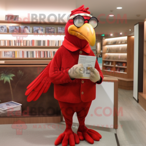 Red Dove maskot kostume...