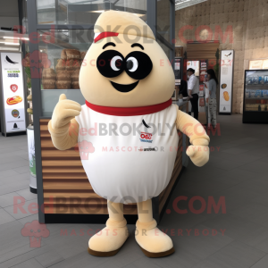 Beige Shakshuka mascotte...