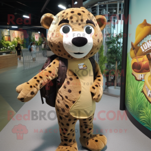 Brown Leopard mascotte...