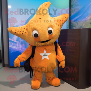 Rust Starfish maskot kostym...