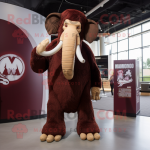 Maroon Mammoth mascotte...