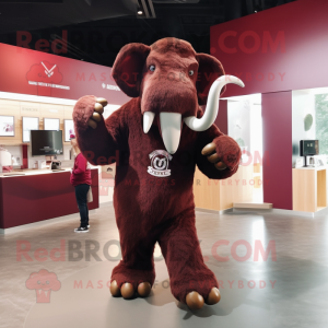 Maroon Mammoth mascotte...