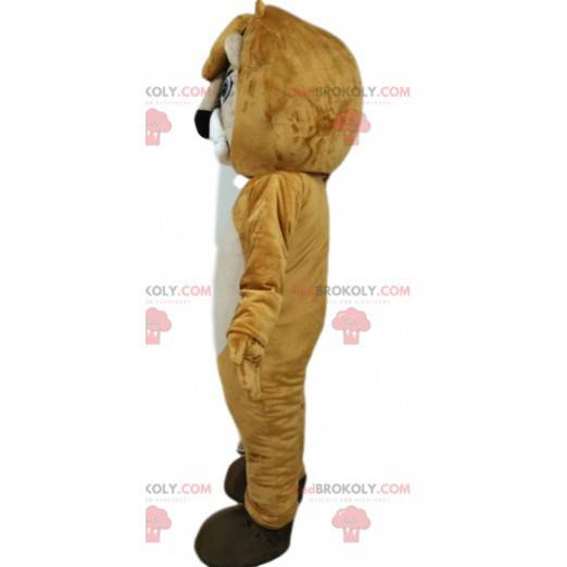 Lion maskot med smukke blå øjne. Lion kostume - Redbrokoly.com