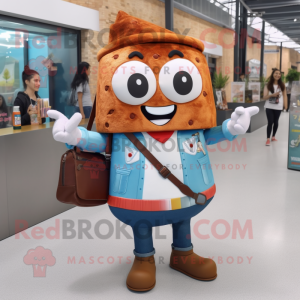 Rust Glass maskot kostym...