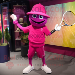 Purpurowa rakieta tenisowa...