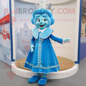 Sky Blue Queen mascotte...