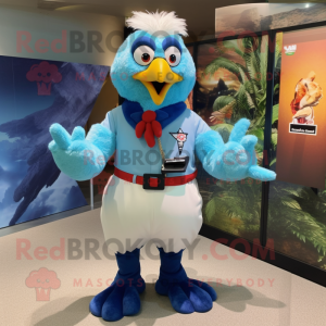 Sky Blue Roosters maskot...