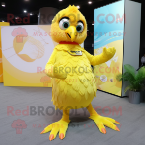 Lemon Yellow Hawk mascotte...