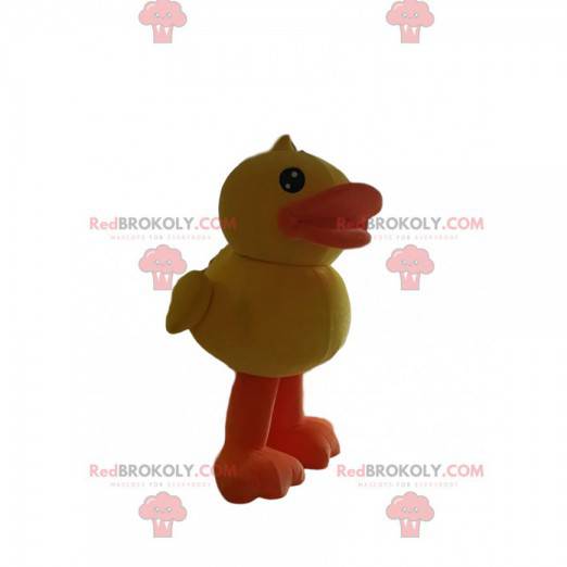 Gul chick maskot. Kylling kostume - Redbrokoly.com