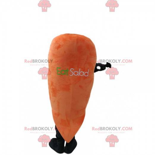 Mascote de cenoura super fofo. Fantasia de cenoura -