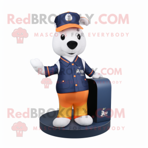 Navy Apricot mascotte...