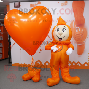 Oransje hjerteformede...