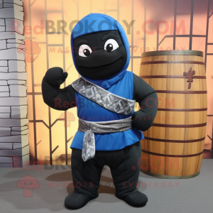  Ninja maskot kostume...