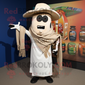 Beige Fajitas maskot...