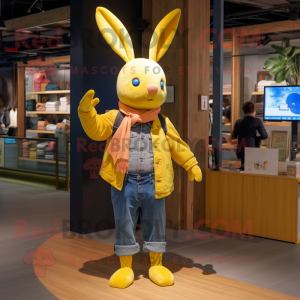 Yellow Rabbit mascotte...