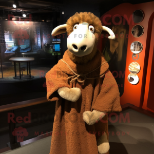 Postava maskota Rust Sheep...