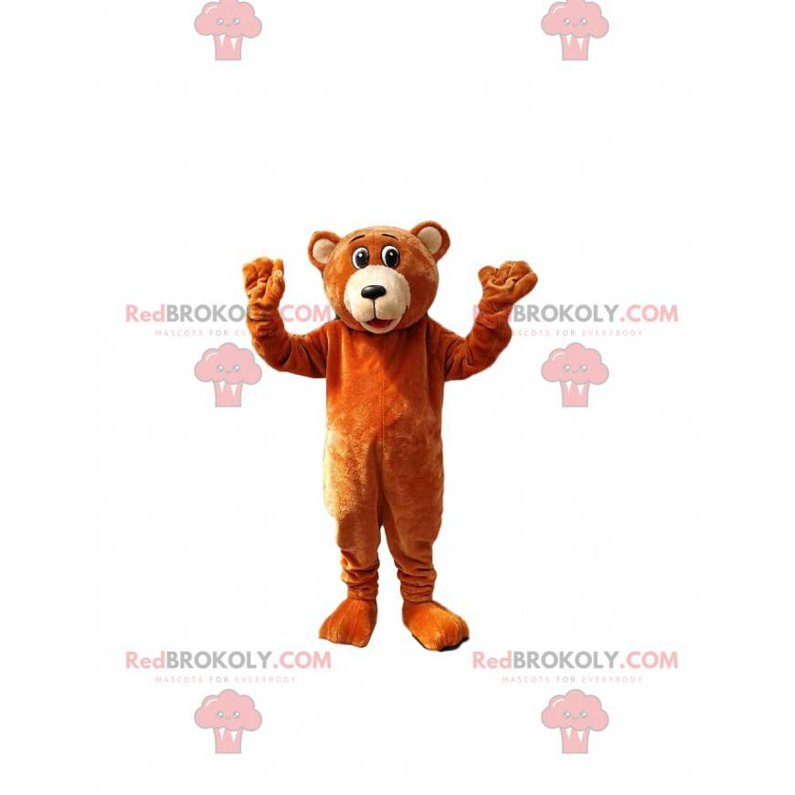 Brown bear mascot. Brown bear costume - Redbrokoly.com