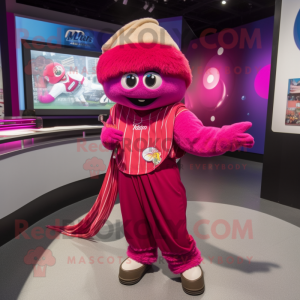 Magenta Pho maskot kostume...