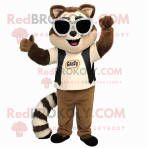 Tan Raccoon mascotte...