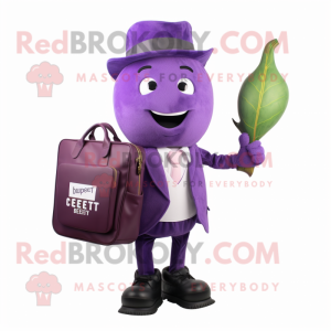 Lavendel Beet maskot drakt...