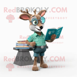 Teal Deer maskot kostume...