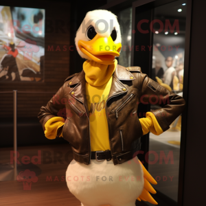 Yellow Swans maskot drakt...