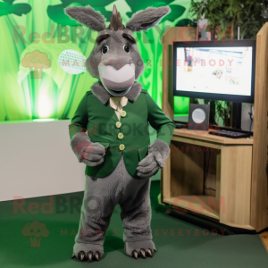 Forest Green Donkey maskot...