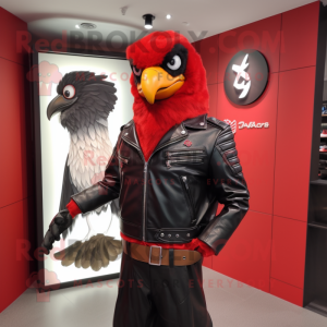 Red Crow mascotte kostuum...