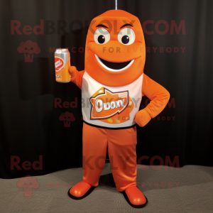 Orange Soda Can mascotte...