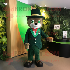 Waldgrüner Maskottchen...