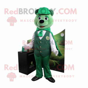 Waldgrüner Maskottchen...