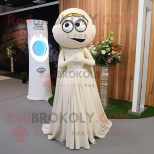 Beige Alliance maskot drakt...